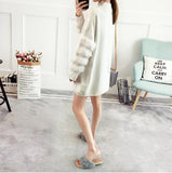Women Sweaters and Pullovers Casual Oversized Sweater Christmas Winter Sleeve Pull Femme knitted jumpers - ENSEIGNE DENIS
