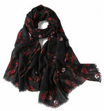 Women Lightweight New Designs Long Cotton Touch Shawl Wrap Warm Scarves