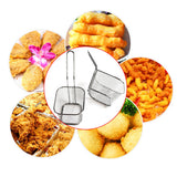 Mini Stainless Steel Potato Chips French Fries Fryer Basket Kitchen Cooking Tool