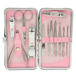 12Pcs Stainless Steel Nail Clipper Nipper Cutter Pedicure Manicure Tools Set