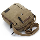 Man's Simple Causal Canvas Rucksack Multifunctional Outdoors Shoulder Sling Bag
