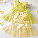 Baby Girls Summer Floral Princess Bowknot Tutu Sundress Party Robe Vest Dress