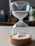 Timed colorful hourglass with sleeping remote night light
