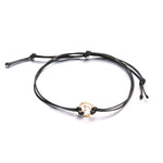 4Pcs Colorful Women Multi-layer Sea Wave Adjustable Anklet Summer Beach Jewelry