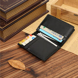 Men Faux Leather Wallet Bifold ID Credit Card Holder Mini Purse Money Clip Slot - ENSEIGNE DENIS
