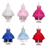 Cute Summer Sleeveless Baby Girls Princess Lace Wedding Party Dancing Dress