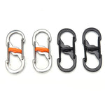 8-Shaped Outdoor Hook Buckle Snap Clip Mount Climbing Carabiner Chain Key Chain