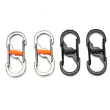 8-Shaped Outdoor Hook Buckle Snap Clip Mount Climbing Carabiner Chain Key Chain