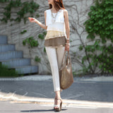 Women Fashion Multi-layer Ruffle Sleeveless Blouse Summer Vest Tank Top T-Shirt