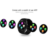 Bluetooth Sports Round Smart Watch Pedometer Health Monitor for iOS Android - ENSEIGNE DENIS