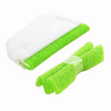 Window Frame Door Groove Kitchen Cleaning Brush Cleaner with 2 Replace Cloths