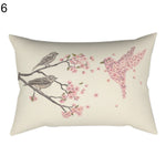 Animal Flower Bird Beauty Cushion Cover Throw Pillow Case Sofa Room Bed Decor