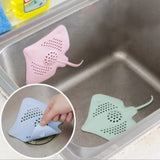 Bathtub Stingray Fish Shape Floor Drain Stopper Cover Bathroom Kitchen Tools