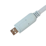 6ft USB RS232 Serial RJ45 Console Adapter Flat Cable for Cisco Router FTDI