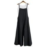 Women Fashion Loose Casual Palazzo Pants Trousers Overalls Summer Jumpsuit Gift