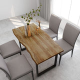 Dining Table 70.9"x35.4"x29.9" Solid Acacia Wood