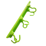 Home Bathroom Kitchen Plastic Hanger Rack Towel Hat Utensil Wall Mounted Hook