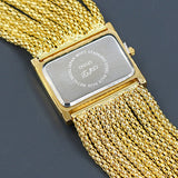 Women Fashion Multi-layer Beads Analog Quartz Alloy Band Bracelet Wrist Watch