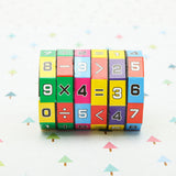 Children Kid Maths Cube Early Learning Teaching Developmental Baby Toy Xmas Gift