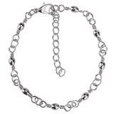 3Pcs Vintage Women Sequins Anklet Set Beach Style Foot Boho Jewelry Prom Gift