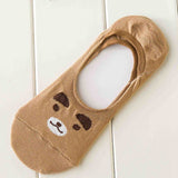 Cute Women Girl Bear Cat Dog Rabbit Invisible Low Cut No Show Loafer Boat Socks