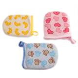 1PC Baby Kid Cartoon Soft Bathing Mitt Glove Foam Rub Shower Sponge