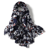 Women Lightweight New Designs Long Cotton Touch Shawl Wrap Warm Scarves