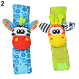 Lovely Infant Baby Kids Foot Socks Rattles finders Glove Toys Developmental