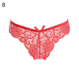Women Sexy Cute Lace V-string Briefs Panties Thongs G-string Lingerie Underwear
