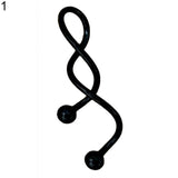 1Pc 14g Cool Twist Spiral Ear Industrial Barbell Belly Ring Piercing Earring - ENSEIGNE DENIS