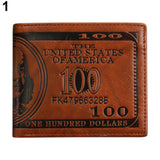 Luxury Men Faux Leather Bifold Wallet Credit ID Card Holder Slim Coin Bag Gift