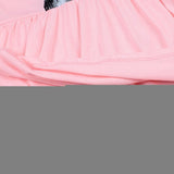 Kids Girls Fashion Summer Short Sleeve Cute Cat Bowknot Dress O-Neck Dress