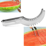 Stainless Steel Watermelon Cantaloupe Slicer Cutter Server Corer Scoop Utensil