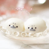 Cute Soft White Seal Stress Relieve Squishy Squeeze Healing Toy Adult Kids Gift