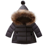 Newborn Baby Girls Boys Fashion Long Sleeve Winter Outdoor Zippered Hooded Coat