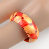 10Pcs Fashion Women Natural Wood Rings Set Band Mixed Color Club Jewelry Gift