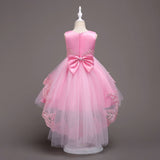 Cute Summer Sleeveless Baby Girls Princess Lace Wedding Party Dancing Dress