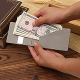 Men Fashion Faux Leather Magic Credit Card ID Holder Money Clip Short Wallet