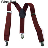 Children Kids Boy Girls Clip-on Y-Back Suspenders Elastic Adjustable Braces