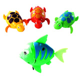 Baby Paddle Wash Bath Bathing Toy Wind-up Animals Toys Christmas Gift for Kids