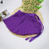Girls Chiffon Cute Layered Ballet Tutu Skirt Skate Wrap Scarf Dance Wear Dress