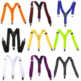 Children Kids Boy Girls Clip-on Y-Back Suspenders Elastic Adjustable Braces