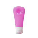 Portable Silicone Travel Bottle Lotion Shampoo Empty Container with Suction Cup