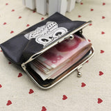 Women's Fashion Bird Flower Mini Wallet Card Holder Case Coin Purse Clutch Bag