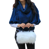 Luxury Plush Fluffy Long Handbag Women Crossbody Pouch Evening Party Prom Purse