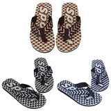 Men's Summer Sport Dot Print Indoor Slippers Outdoor Flip Flops Beach Sandals