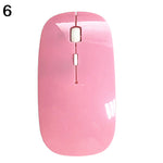 2.4 GHz Slim Optical Wireless Mouse Mice + USB Receiver for Macbook Laptop PC