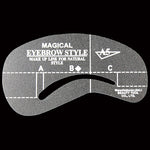 24Styles/Set Reusable Eyebrow Stencil Brow Shaping Template Makeup Beauty Tool