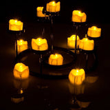 12Pcs LED Tealight Candles Smoke Free Night Light Wedding Safety Romance Decor