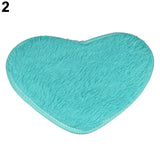 Fashion Love Heart Shape Non-slip Bath Mat Kitchen Living Room Bathroom Rug